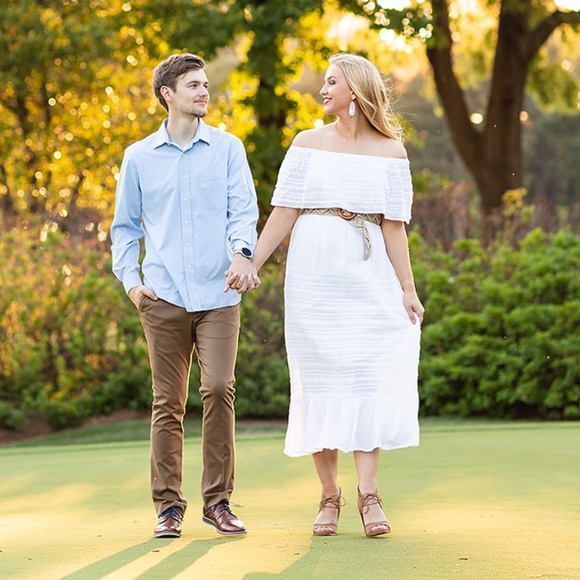 Off shoulder white maxi dress - Picture 1 of 6